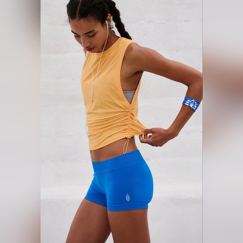 FP Movement Tempo Sport Mode Tank Top S Papaya Orange Free People Sleeveless NWT